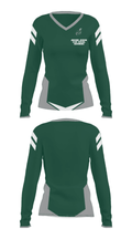 Jenison Junior High School Swimming 79083894 Women's Long Sleeve V-neck Shirt - 29