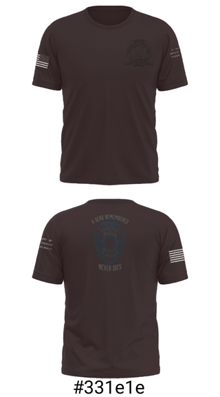 Short Sleeve Performance Shirt, 2023-B BRC, Police, Teamtime, Team time, sublimation, custom sports apparel, team uniforms, spirit wear, spiritwear, sports uniforms, custom shirts, team store, custom team store, fundraiser sports, apparel fundraiser
