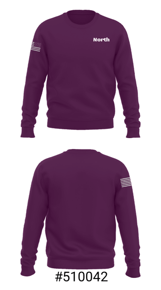 Crew Neck Sweatshirt, North, Women's Volleyball, Teamtime, Team time, sublimation, custom sports apparel, team uniforms, spirit wear, spiritwear, sports uniforms, custom shirts, team store, custom team store, fundraiser sports, apparel fundraiser