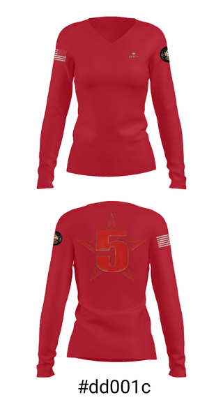 Women's Long Sleeve Vneck Shirt, ARMSTRONGINC.Est1964, , Teamtime, Team time, sublimation, custom sports apparel, team uniforms, spirit wear, spiritwear, sports uniforms, custom shirts, team store, custom team store, fundraiser sports, apparel fundraiser