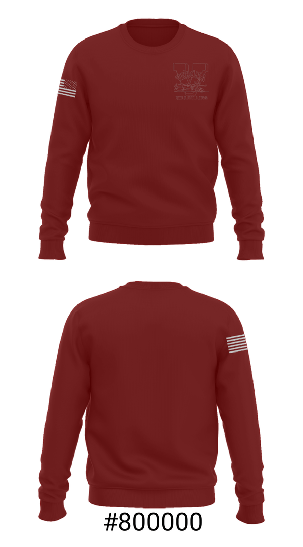 Crew Neck Sweatshirt, Verona High School Basketball, Men's Basketball, Teamtime, Team time, sublimation, custom sports apparel, team uniforms, spirit wear, spiritwear, sports uniforms, custom shirts, team store, custom team store, fundraiser sports, apparel fundraiser