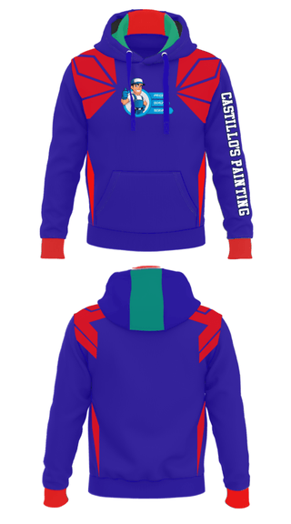 Hoodie, Castillo's painting, , Teamtime, Team time, sublimation, custom sports apparel, team uniforms, spirit wear, spiritwear, sports uniforms, custom shirts, team store, custom team store, fundraiser sports, apparel fundraiser