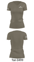 USS Minnesota 27087147 Women's Short Sleeve V-neck Shirt - 36