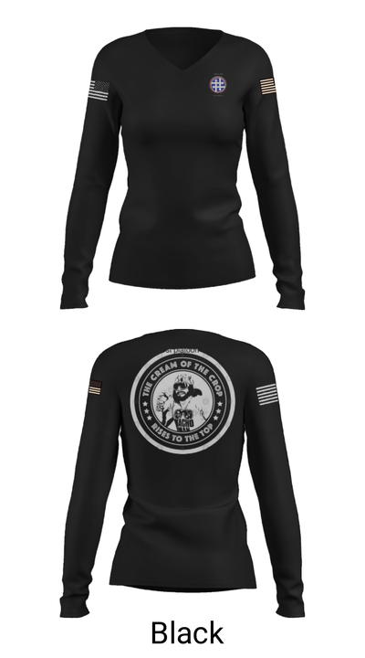 263rd QM 2065282 Women's Long Sleeve V-neck Shirt - 7