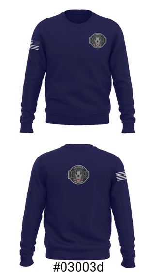 Crew Neck Sweatshirt, , Police, Teamtime, Team time, sublimation, custom sports apparel, team uniforms, spirit wear, spiritwear, sports uniforms, custom shirts, team store, custom team store, fundraiser sports, apparel fundraiser