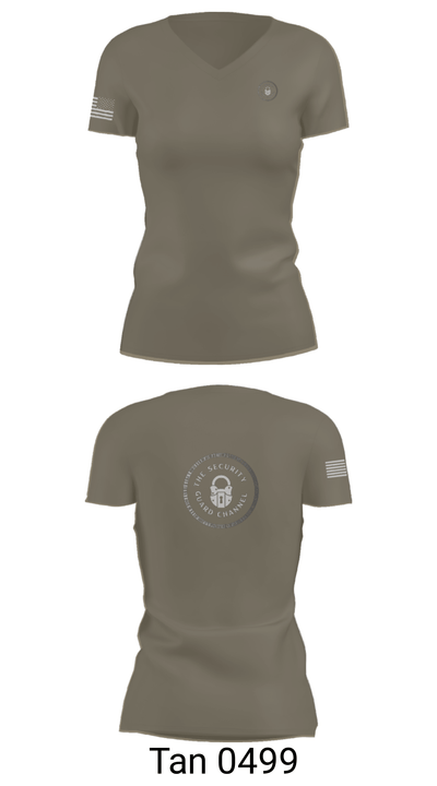 ATYPICAL SECURITY GUARD 4785157 Women's Short Sleeve V-neck Shirt - 36