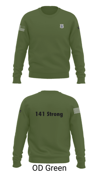 Crew Neck Sweatshirt, 141 Strong, Police, Teamtime, Team time, sublimation, custom sports apparel, team uniforms, spirit wear, spiritwear, sports uniforms, custom shirts, team store, custom team store, fundraiser sports, apparel fundraiser