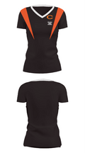 Celina High School 83596392 Women's Short Sleeve V-neck Shirt - 36