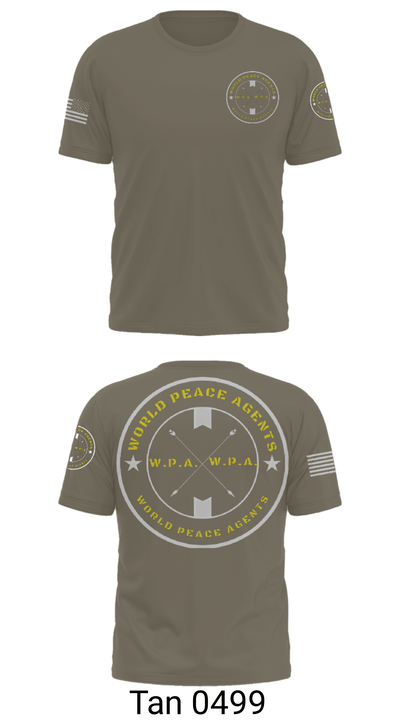 WPA 1st Infantry 46853550 Short Sleeve Performance Shirt - 38