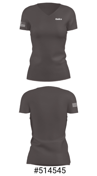 Women's Short Sleeve Vneck Shirt, Oaks, Rugby, Teamtime, Team time, sublimation, custom sports apparel, team uniforms, spirit wear, spiritwear, sports uniforms, custom shirts, team store, custom team store, fundraiser sports, apparel fundraiser