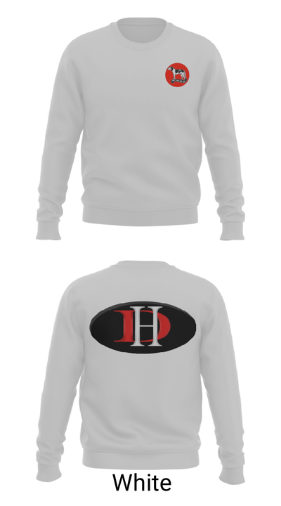 Aurora Junior High School Basketball 76390681 Crew Neck Sweatshirt - 2