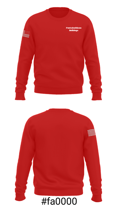 Fontainebleau Bulldogs 61397306 Crew Neck Sweatshirt - 2