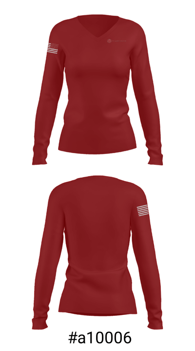 St Mary's School 36461433 Women's Long Sleeve V-neck Shirt - 20