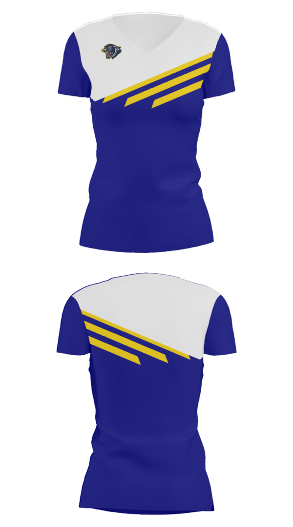 Women's Short Sleeve Vneck Shirt, Standish-Sterling Central High School Basketball, Women's Basketball, Teamtime, Team time, sublimation, custom sports apparel, team uniforms, spirit wear, spiritwear, sports uniforms, custom shirts, team store, custom team store, fundraiser sports, apparel fundraiser