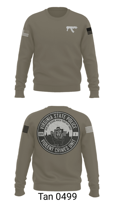 Violent Crimes Unit 81927816 Crew Neck Sweatshirt - 34