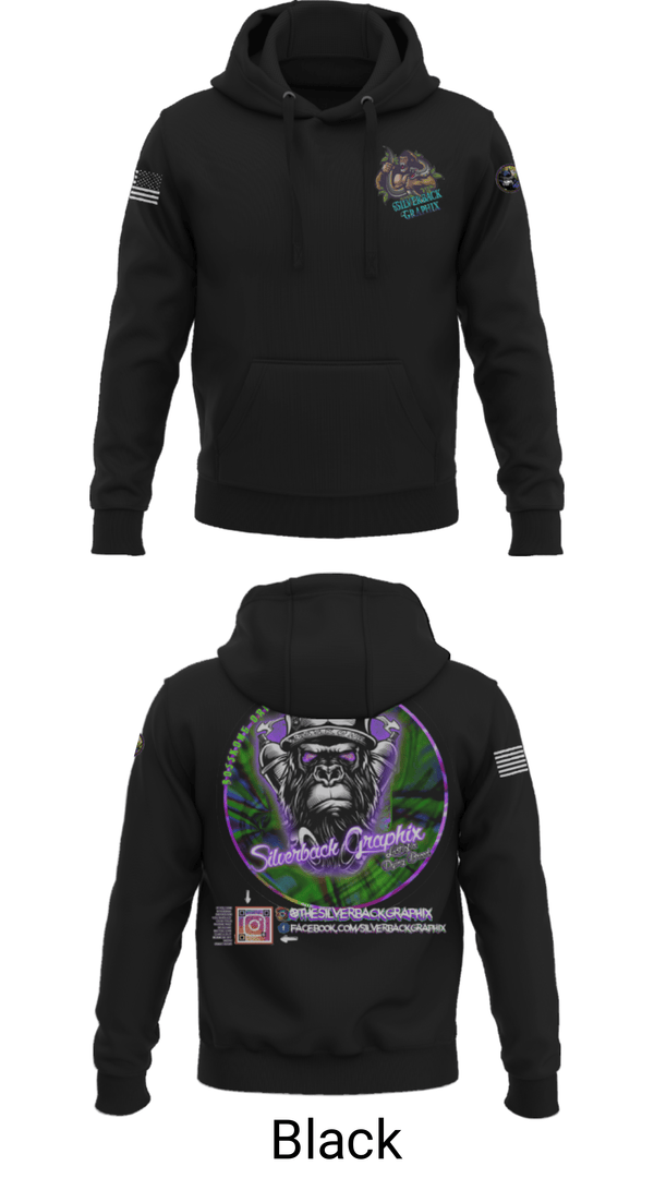 Hoodie, Silverback Graphix, , Teamtime, Team time, sublimation, custom sports apparel, team uniforms, spirit wear, spiritwear, sports uniforms, custom shirts, team store, custom team store, fundraiser sports, apparel fundraiser