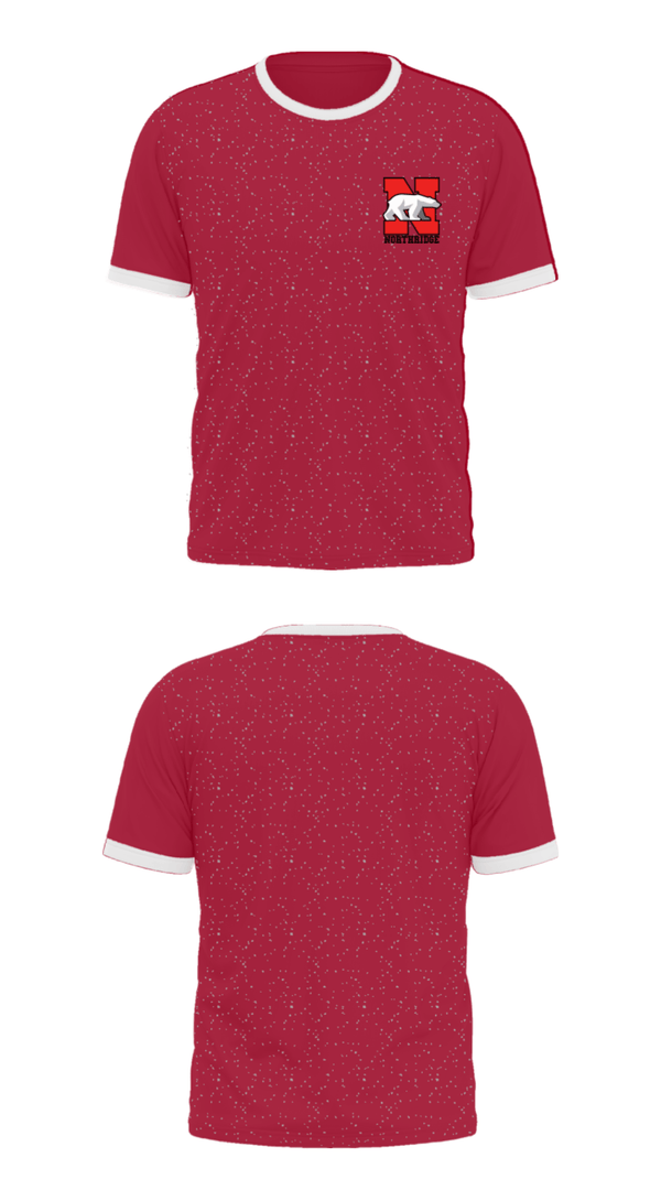 Short Sleeve Performance Shirt, Northridge High School, Spirit Store, Teamtime, Team time, sublimation, custom sports apparel, team uniforms, spirit wear, spiritwear, sports uniforms, custom shirts, team store, custom team store, fundraiser sports, apparel fundraiser