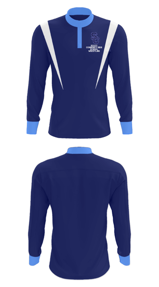 Quarter Zip Jacket, Scott Community High School Wrestling, Wrestling, Teamtime, Team time, sublimation, custom sports apparel, team uniforms, spirit wear, spiritwear, sports uniforms, custom shirts, team store, custom team store, fundraiser sports, apparel fundraiser