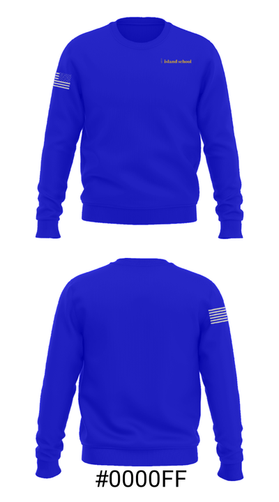 Island School Swimming 74886673 Crew Neck Sweatshirt - 16