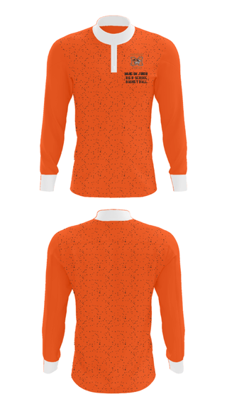 Quarter Zip Jacket, Mangum Junior High School Basketball, Women's Basketball, Teamtime, Team time, sublimation, custom sports apparel, team uniforms, spirit wear, spiritwear, sports uniforms, custom shirts, team store, custom team store, fundraiser sports, apparel fundraiser
