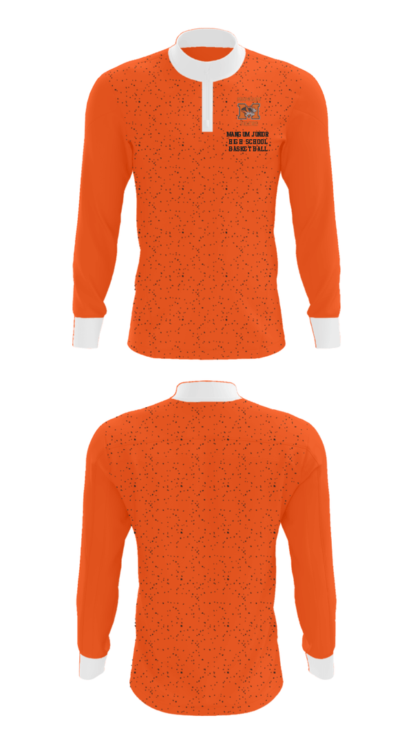 Quarter Zip Jacket, Mangum Junior High School Basketball, Women's Basketball, Teamtime, Team time, sublimation, custom sports apparel, team uniforms, spirit wear, spiritwear, sports uniforms, custom shirts, team store, custom team store, fundraiser sports, apparel fundraiser