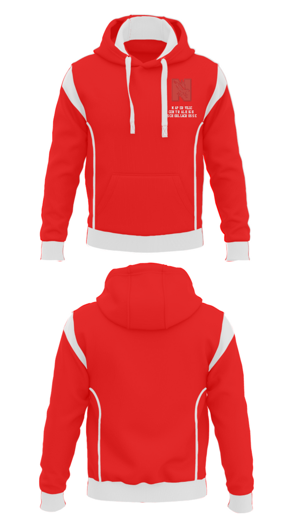 Hoodie, Naperville Central High School Lacrosse, Women's Lacrosse, Teamtime, Team time, sublimation, custom sports apparel, team uniforms, spirit wear, spiritwear, sports uniforms, custom shirts, team store, custom team store, fundraiser sports, apparel fundraiser