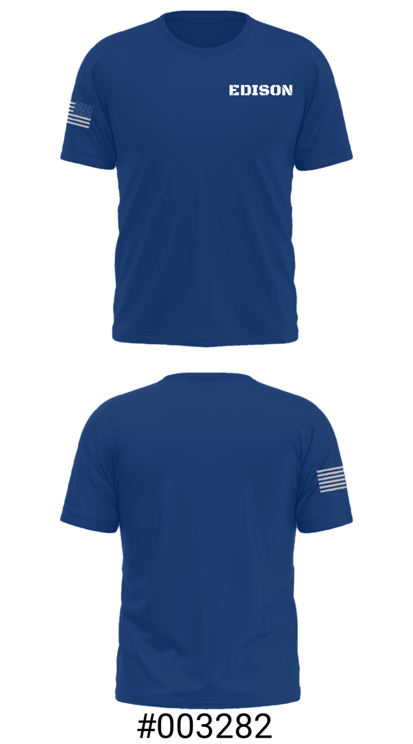 Short Sleeve Performance Shirt, EDISON, Wrestling, Teamtime, Team time, sublimation, custom sports apparel, team uniforms, spirit wear, spiritwear, sports uniforms, custom shirts, team store, custom team store, fundraiser sports, apparel fundraiser