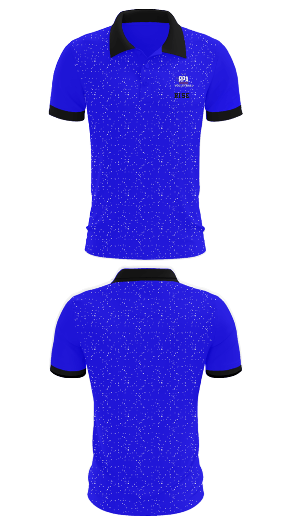 Short Sleeve Performance Polo, RISE, Women's Volleyball, Teamtime, Team time, sublimation, custom sports apparel, team uniforms, spirit wear, spiritwear, sports uniforms, custom shirts, team store, custom team store, fundraiser sports, apparel fundraiser