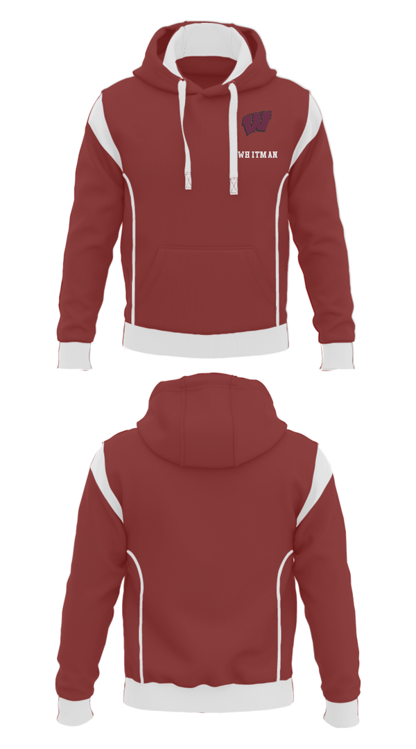 Hoodie, Whitman, Men's Volleyball, Teamtime, Team time, sublimation, custom sports apparel, team uniforms, spirit wear, spiritwear, sports uniforms, custom shirts, team store, custom team store, fundraiser sports, apparel fundraiser