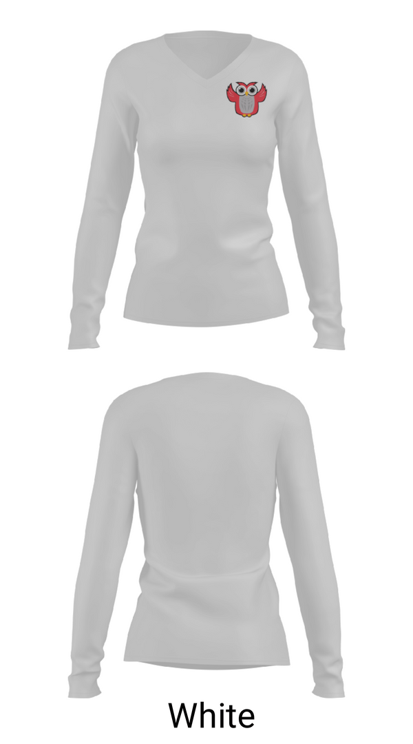Women's Long Sleeve Vneck Shirt, Hill Farm Elementary School, Spirit Store, Teamtime, Team time, sublimation, custom sports apparel, team uniforms, spirit wear, spiritwear, sports uniforms, custom shirts, team store, custom team store, fundraiser sports, apparel fundraiser