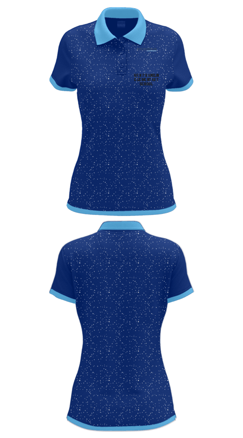 Women's Short Sleeve Performance Polo, Ben Franklin Elementary School, Spirit Store, Teamtime, Team time, sublimation, custom sports apparel, team uniforms, spirit wear, spiritwear, sports uniforms, custom shirts, team store, custom team store, fundraiser sports, apparel fundraiser