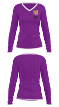 Southside Middle School 37136720 Women's Long Sleeve V-neck Shirt - 33