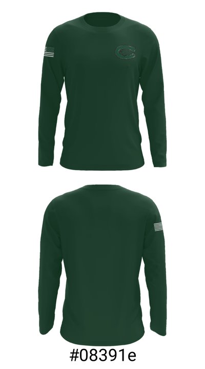 Canton Youth Basketball Association 12941675 Long Sleeve Performance Shirt - 18