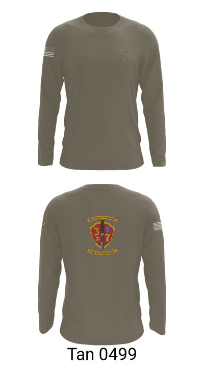 3rd. Battalion 7th. Marines 15768807 Long Sleeve Performance Shirt - 35