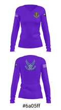 33rd Tactical Fighter Wing 38217245 Women's Long Sleeve V-neck Shirt - 7