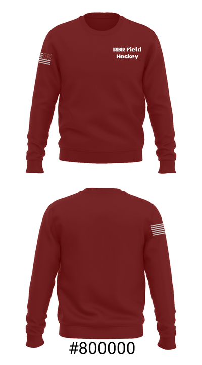 RBR Field Hockey 84671774 Crew Neck Sweatshirt - 15