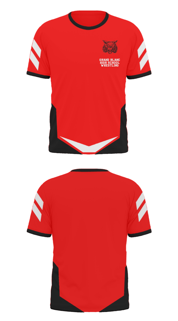 Short Sleeve Performance Polo, Grand Blanc High School Wrestling, Wrestling, Teamtime, Team time, sublimation, custom sports apparel, team uniforms, spirit wear, spiritwear, sports uniforms, custom shirts, team store, custom team store, fundraiser sports, apparel fundraiser