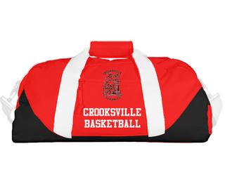 Duffle Bag, Crooksville High School Basketball, Men's Basketball, Teamtime, Team time, sublimation, custom sports apparel, team uniforms, spirit wear, spiritwear, sports uniforms, custom shirts, team store, custom team store, fundraiser sports, apparel fundraiser