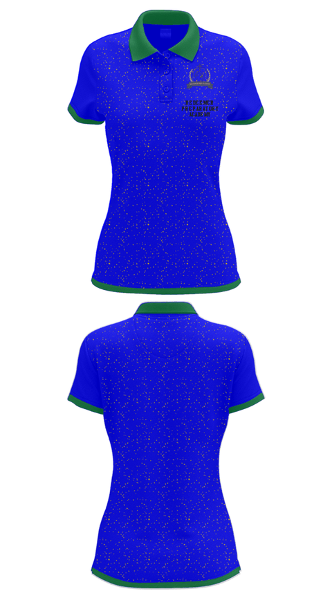 Women's Short Sleeve Performance Polo, Redeemer Preparatory Academy, Spirit Store, Teamtime, Team time, sublimation, custom sports apparel, team uniforms, spirit wear, spiritwear, sports uniforms, custom shirts, team store, custom team store, fundraiser sports, apparel fundraiser