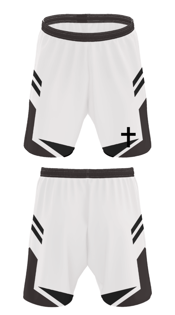 Athletic Shorts With Pockets, Believers, Men's Basketball, Teamtime, Team time, sublimation, custom sports apparel, team uniforms, spirit wear, spiritwear, sports uniforms, custom shirts, team store, custom team store, fundraiser sports, apparel fundraiser