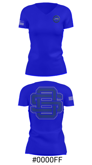 Women's Short Sleeve Vneck Shirt, Ocean Springs Middle School Basketball, Women's Basketball, Teamtime, Team time, sublimation, custom sports apparel, team uniforms, spirit wear, spiritwear, sports uniforms, custom shirts, team store, custom team store, fundraiser sports, apparel fundraiser