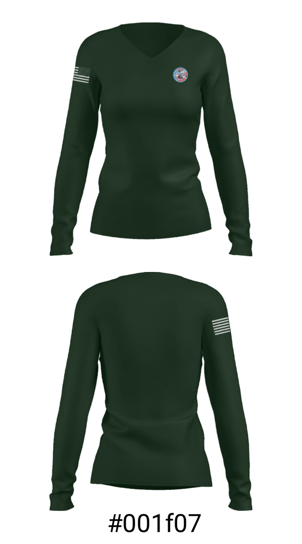 Women's Long Sleeve Vneck Shirt, El Tripletazo NC foodtruck, , Teamtime, Team time, sublimation, custom sports apparel, team uniforms, spirit wear, spiritwear, sports uniforms, custom shirts, team store, custom team store, fundraiser sports, apparel fundraiser