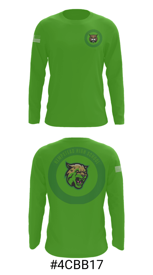 Long Sleeve Performance Shirt, Hempstead High School Basketball, Women's Basketball, Teamtime, Team time, sublimation, custom sports apparel, team uniforms, spirit wear, spiritwear, sports uniforms, custom shirts, team store, custom team store, fundraiser sports, apparel fundraiser