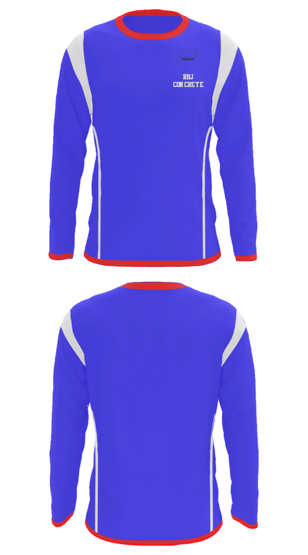 Long Sleeve Performance Shirt, RBJ Concrete, , Teamtime, Team time, sublimation, custom sports apparel, team uniforms, spirit wear, spiritwear, sports uniforms, custom shirts, team store, custom team store, fundraiser sports, apparel fundraiser