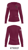 Bishop Watterson High School Basketball 37779574 Women's Long Sleeve V-neck Shirt - 20
