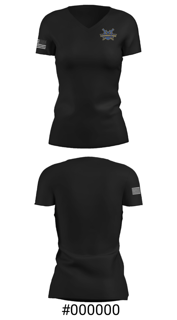 Women's Short Sleeve Vneck Shirt, Pleasant Run Middle School Basketball, Men's Basketball, Teamtime, Team time, sublimation, custom sports apparel, team uniforms, spirit wear, spiritwear, sports uniforms, custom shirts, team store, custom team store, fundraiser sports, apparel fundraiser