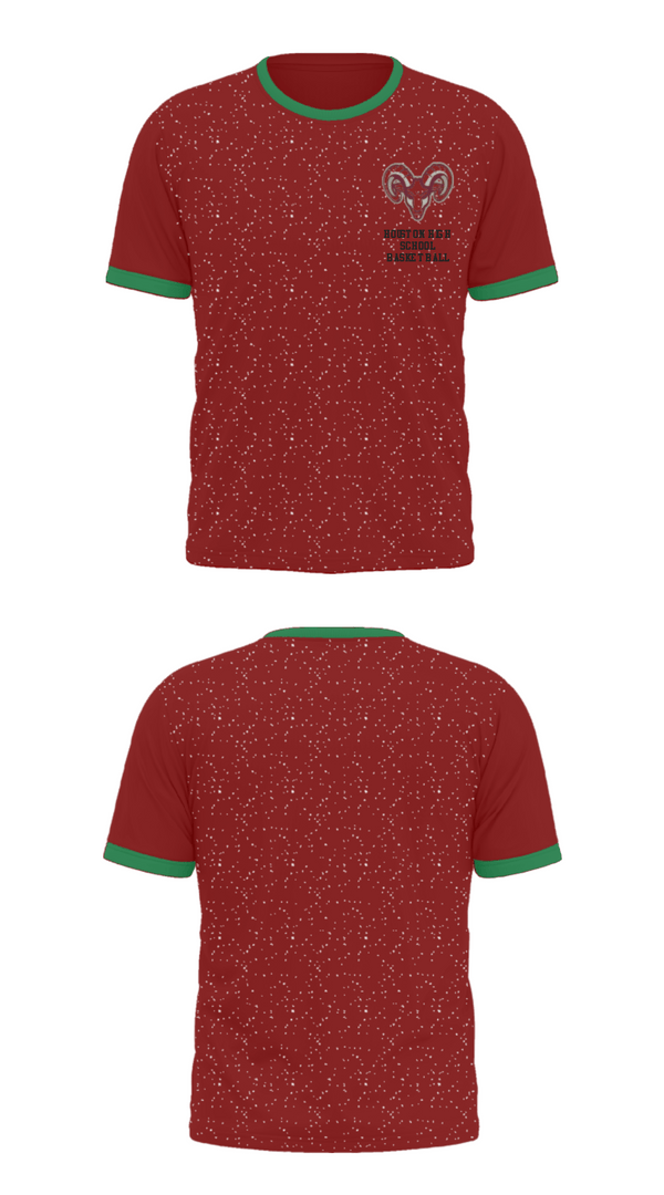 Short Sleeve Performance Shirt, Houston High School Basketball, Women's Basketball, Teamtime, Team time, sublimation, custom sports apparel, team uniforms, spirit wear, spiritwear, sports uniforms, custom shirts, team store, custom team store, fundraiser sports, apparel fundraiser