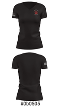 West Oso High School 66849421 Women's Short Sleeve V-neck Shirt - 21
