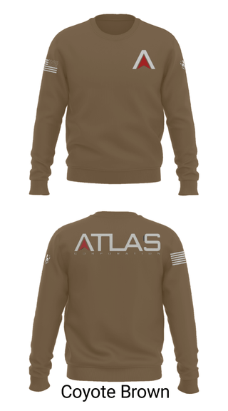 Crew Neck Sweatshirt, , Army, Teamtime, Team time, sublimation, custom sports apparel, team uniforms, spirit wear, spiritwear, sports uniforms, custom shirts, team store, custom team store, fundraiser sports, apparel fundraiser