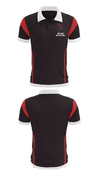 Short Sleeve Performance Polo, Necedah High School, Spirit Store, Teamtime, Team time, sublimation, custom sports apparel, team uniforms, spirit wear, spiritwear, sports uniforms, custom shirts, team store, custom team store, fundraiser sports, apparel fundraiser